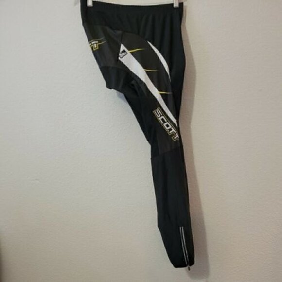 SCOTT Cycling Womens Padded Tights Zipper Ankle Made In Italy Size Large‍‍‍﻿﻿﻿﻿﻿ - Picture 2 of 12